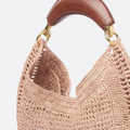 CH Bag. Hot Summer Banana Made of Raffia