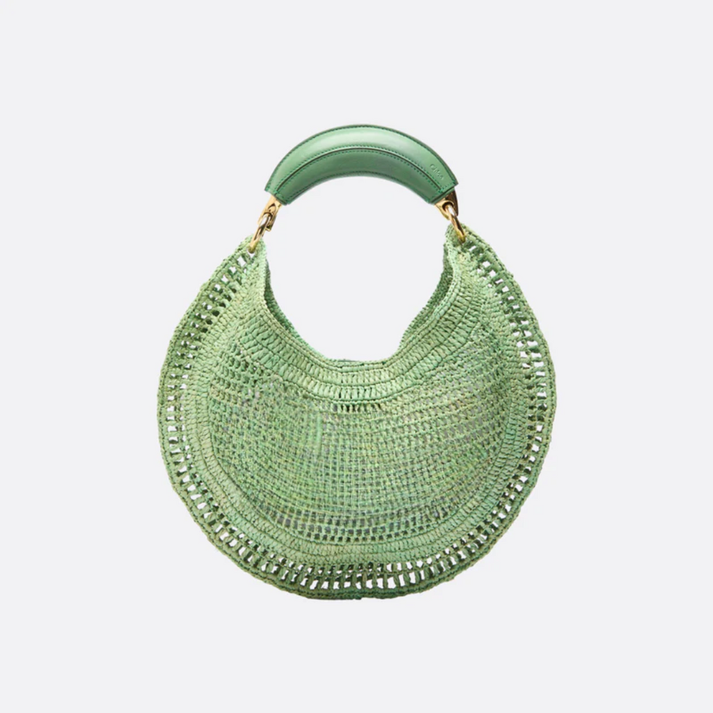 CH Bag. Hot Summer Banana Made of Raffia