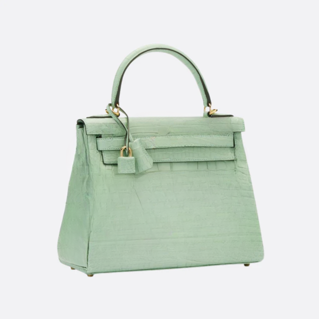 Hm Kly 28 Vert d’Eau Alligator Bag – Limited Edition