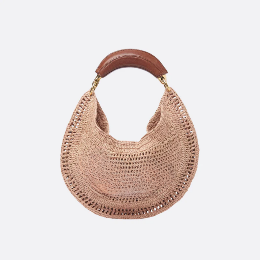 CH Bag. Hot Summer Banana Made of Raffia