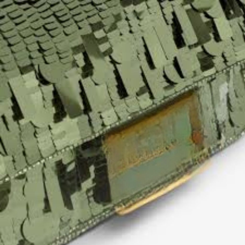 Green Sequin and Leather Bag – Fnd Bgtt