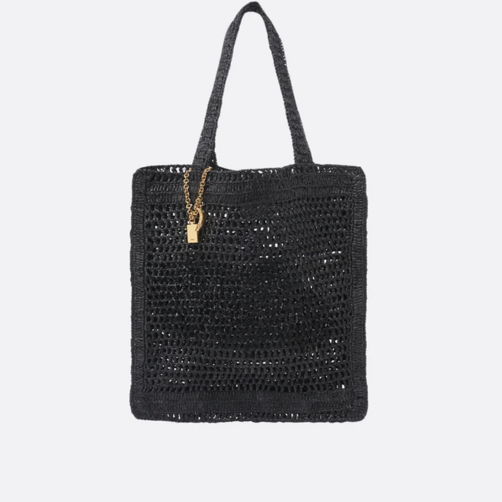 Summer Banana Raffia Bag