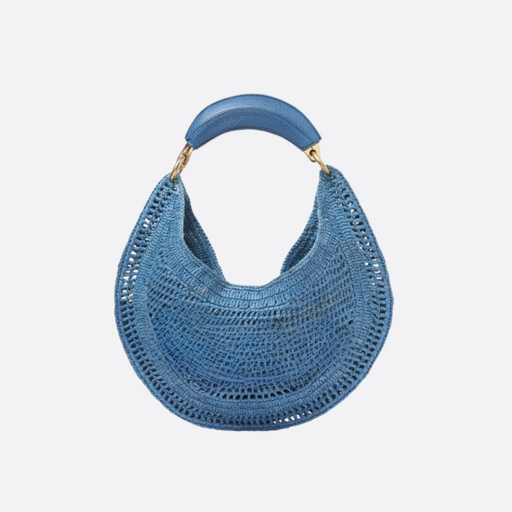 CH Bag. Hot Summer Banana Made of Raffia