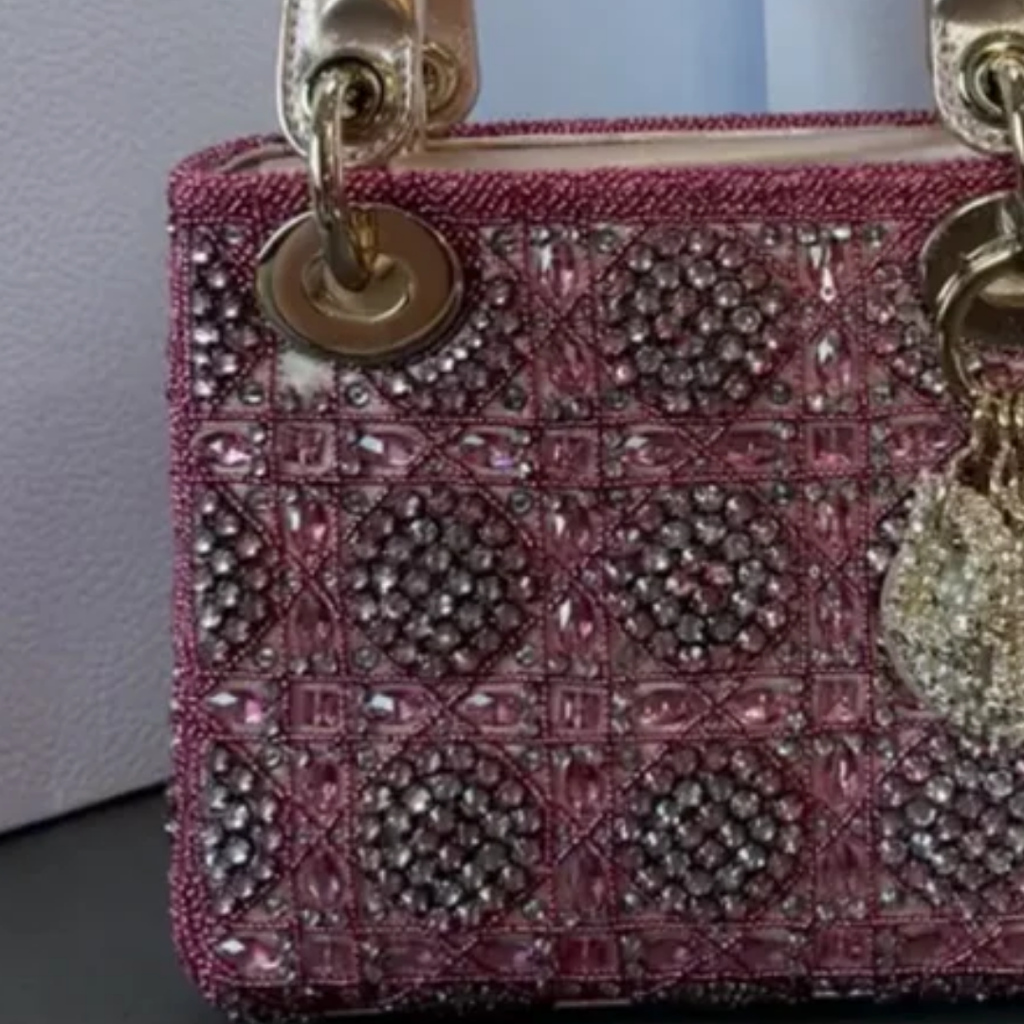 Mini Lady Bag with Pearls
