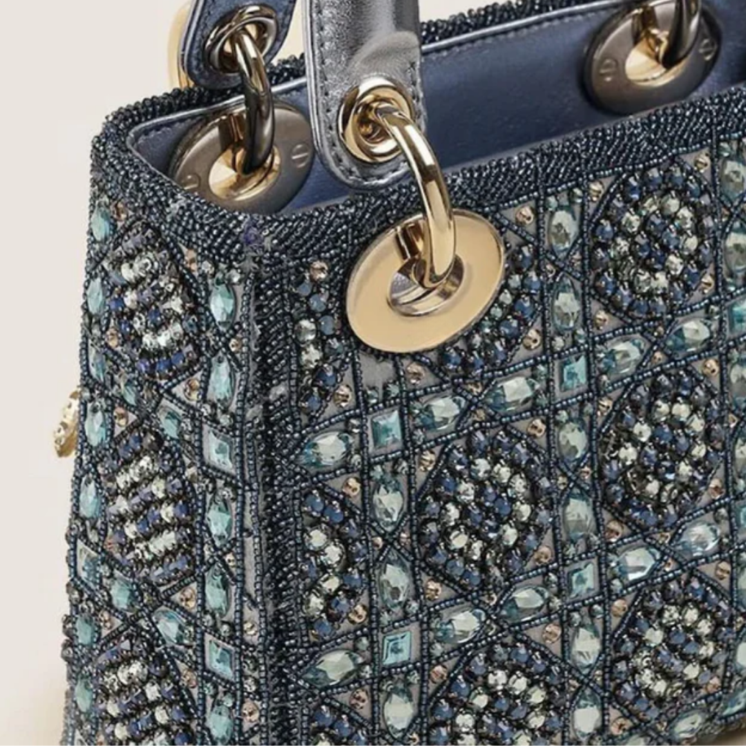 Mini Lady Bag with Pearls