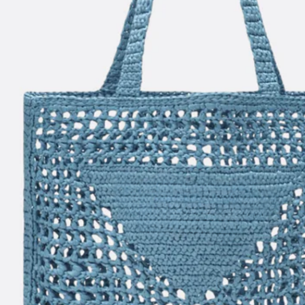 Prd Shopper Bag Made of Raffia With Woven