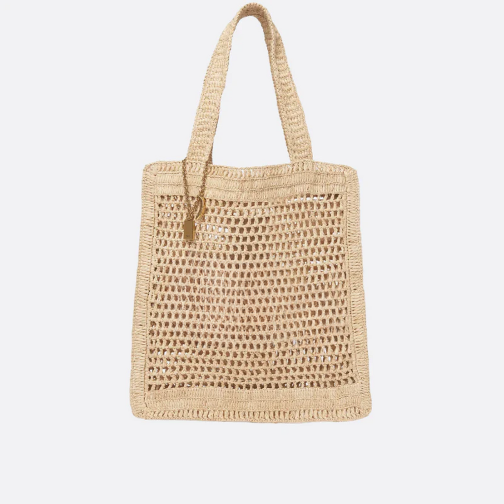 Summer Banana Raffia Bag