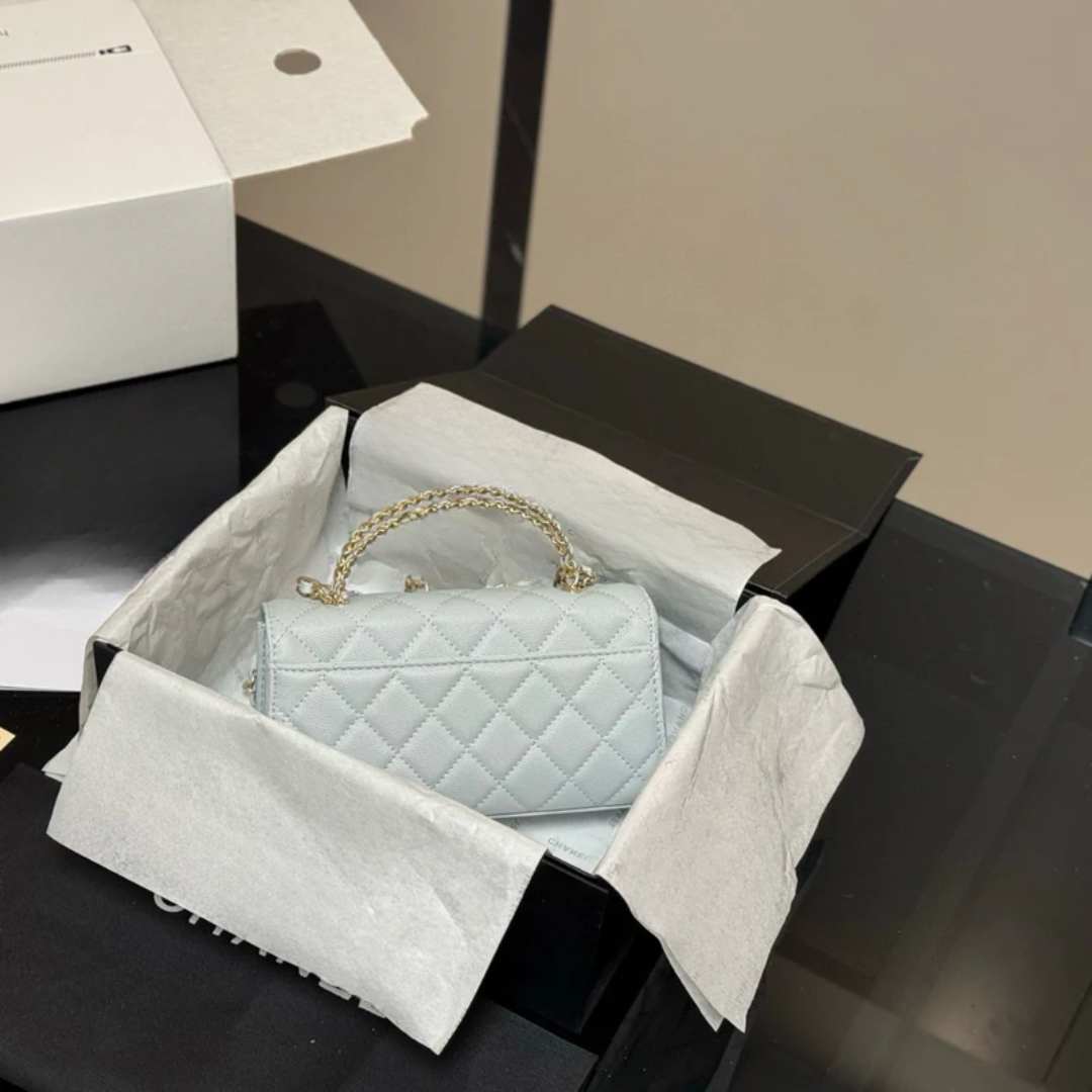 Classic Flap Bag in Ice Gray – Cnl