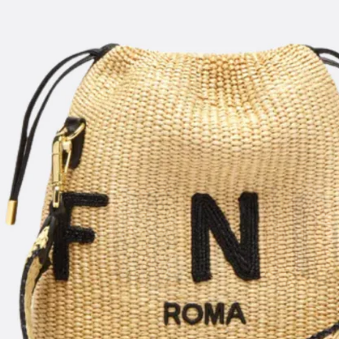 Small Woven Straw Bag – Fnd Sck Beige