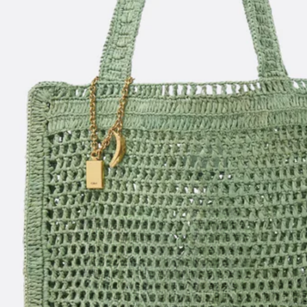 Summer Banana Raffia Bag
