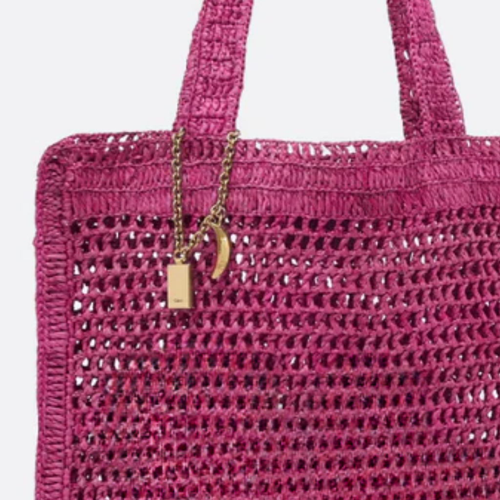 Summer Banana Raffia Bag
