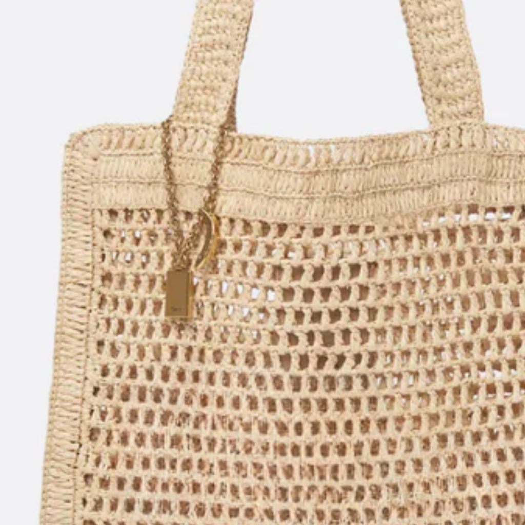 Summer Banana Raffia Bag