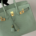 Hm Kly 28 Vert d’Eau Alligator Bag – Limited Edition
