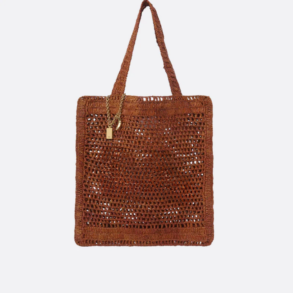 Summer Banana Raffia Bag
