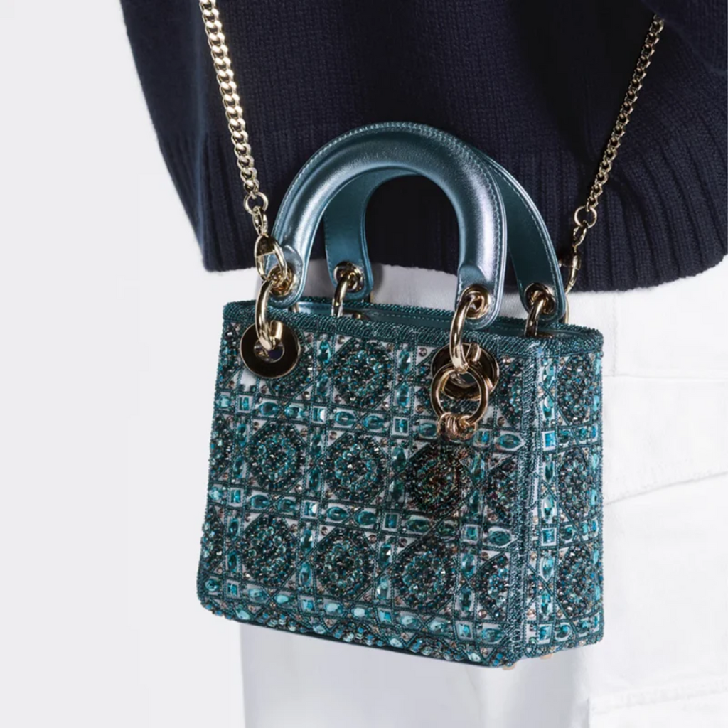 Mini Lady Bag with Pearls