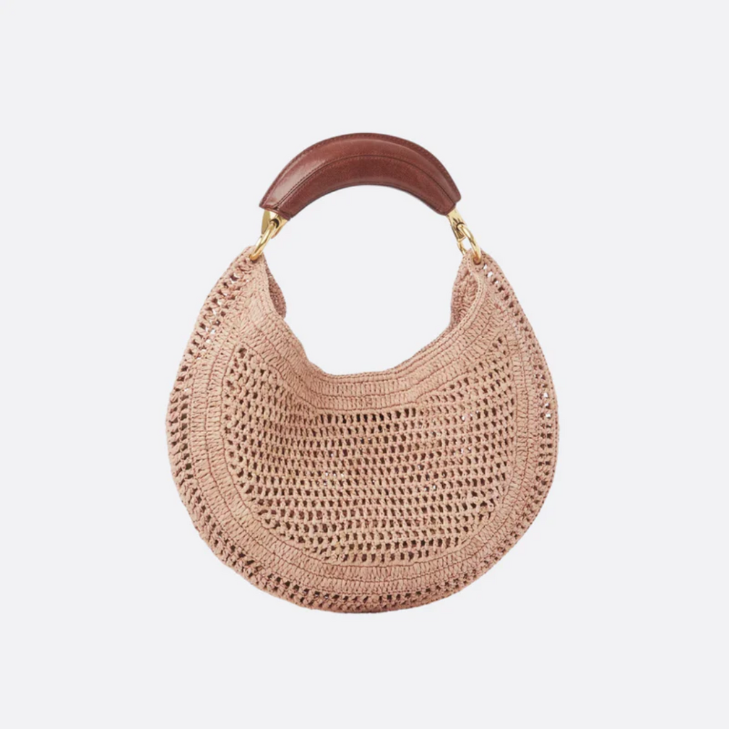 CH Bag. Hot Summer Banana Made of Raffia