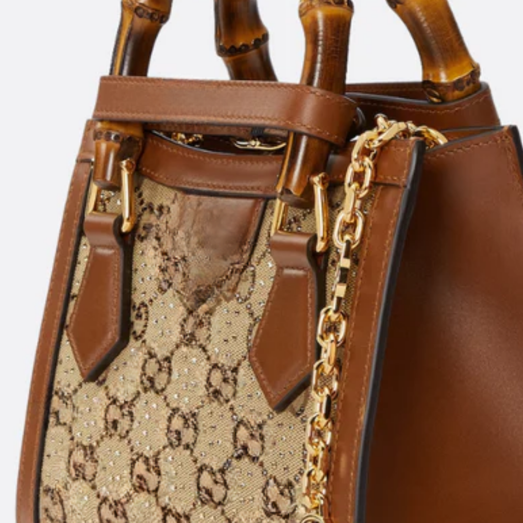 GCC DNA Small Tote Bag with Crystals