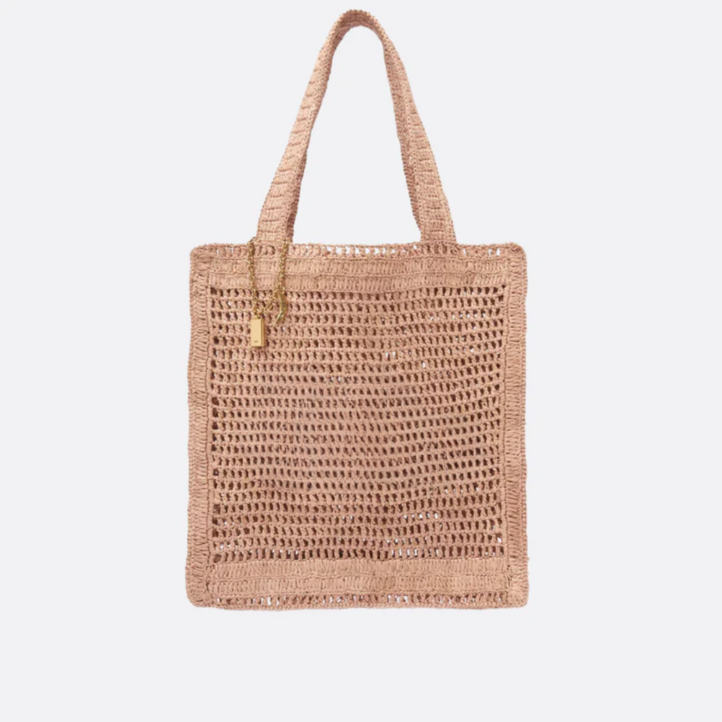 Summer Banana Raffia Bag