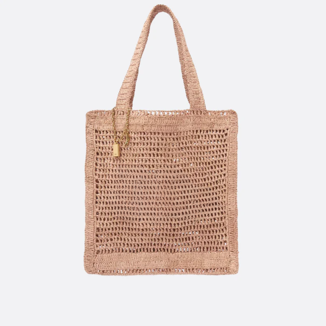 Summer Banana Raffia Bag