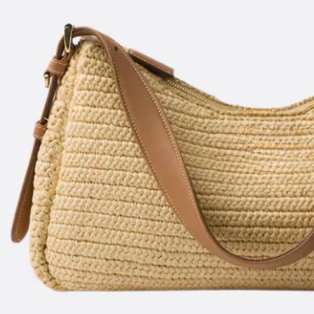 Prd Amé Bag Made of Crochet and Leather – Large